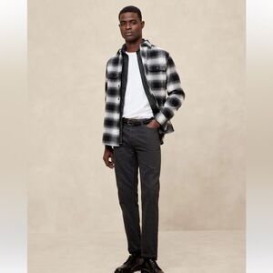 Men's Banana Republic Travel Jeans Slim Fit Heather Gray Size 36 x 32 EUC